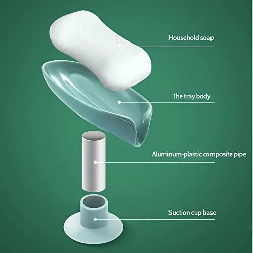 Self Draining Soap Holder Suction Base