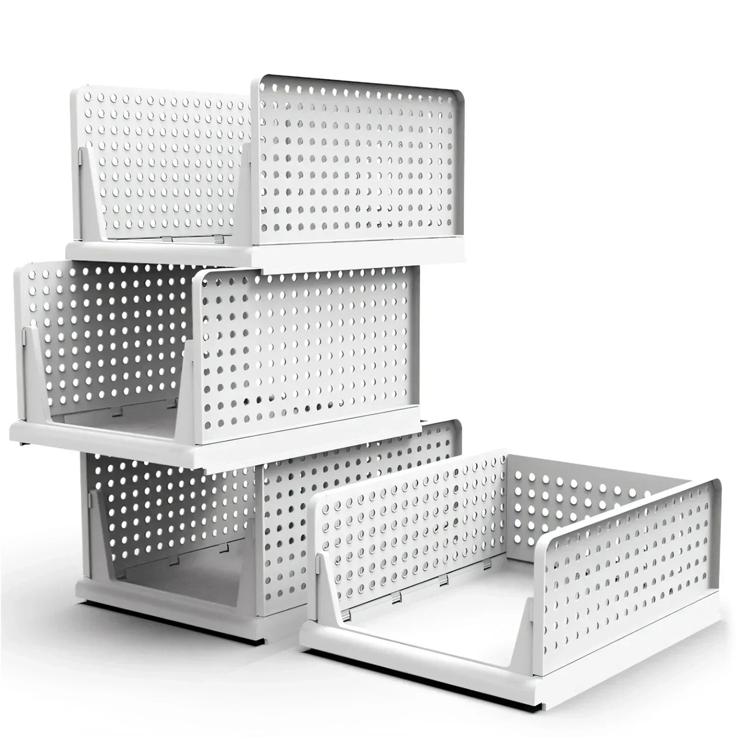 Foldable Storage Bin Stackable Drawer