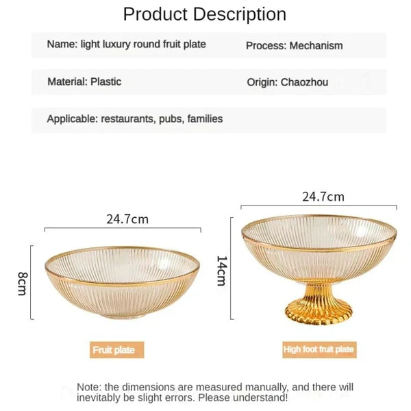 Acrylic Fruit & Serving Tray