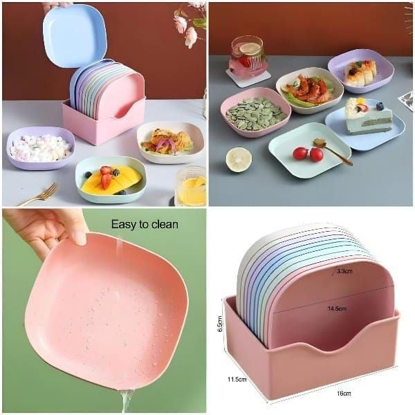 10 pcs Plate With Stand