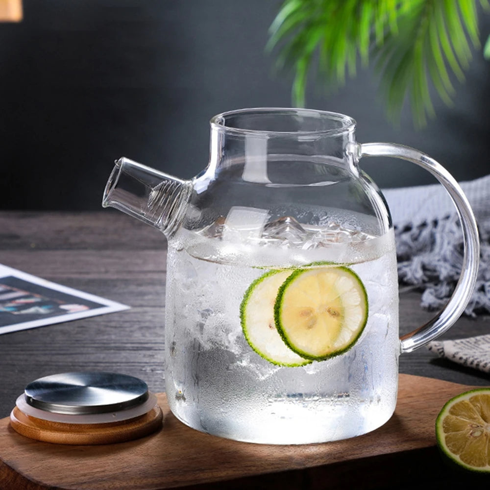 Transparent Glass Teapot