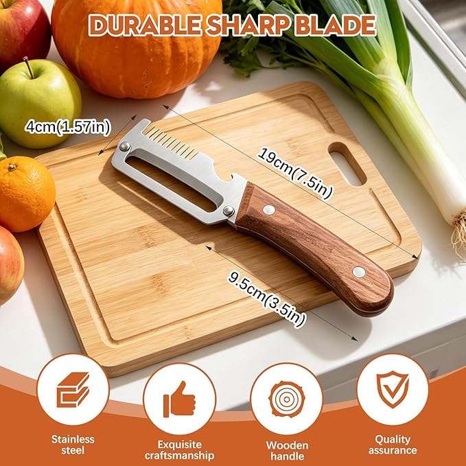 (BUY 1- Get 1 free) Premium Quality Vegetable Peeler & Cutter - Stainless steel