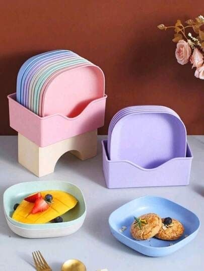 10 pcs Plate With Stand