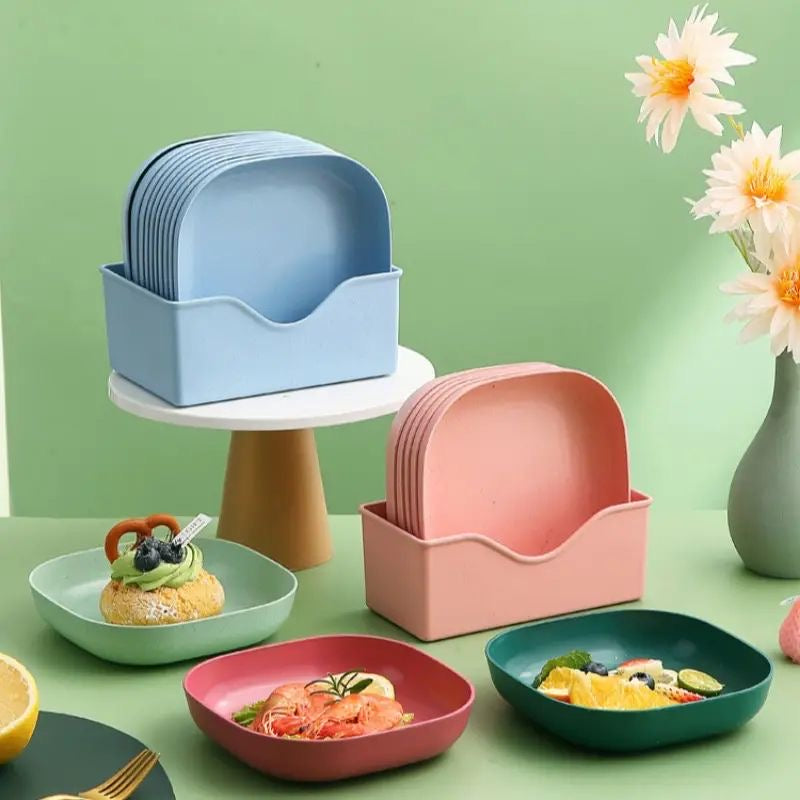 10 pcs Plate With Stand