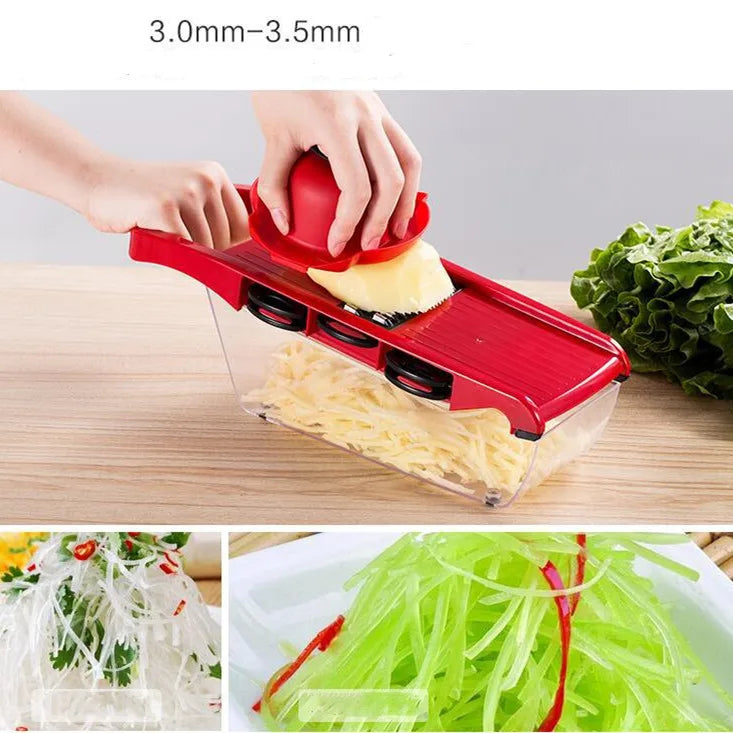 10-in-1 Vegetable & Fruit Chopper Slicer with Container