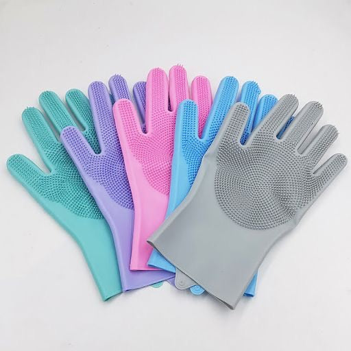 Silicon Washing Glovesss
