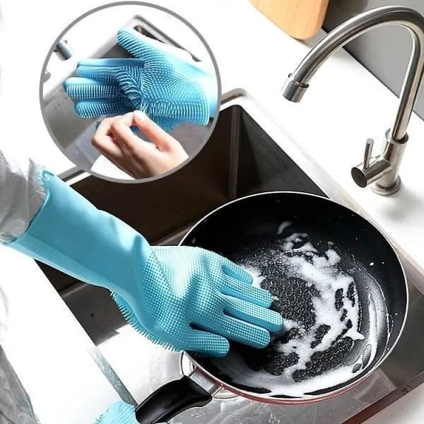 Silicon Washing Glovesss
