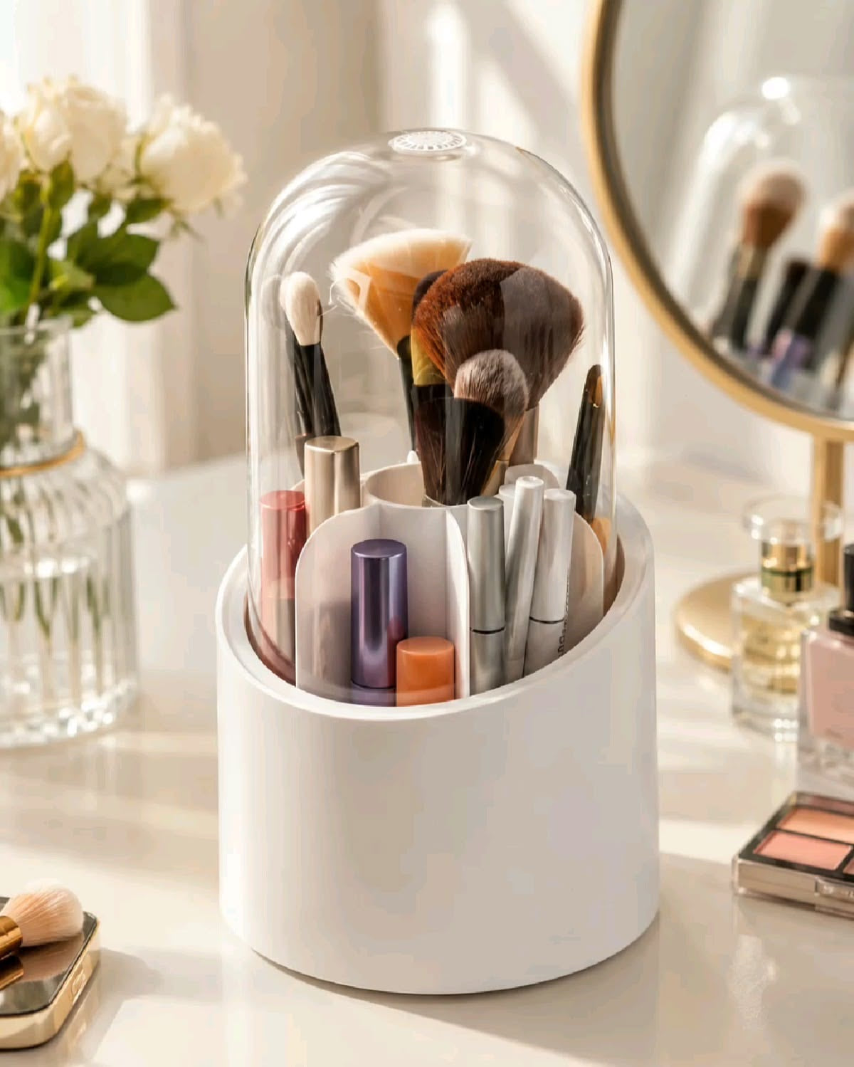 360° Rotating Brush Holder