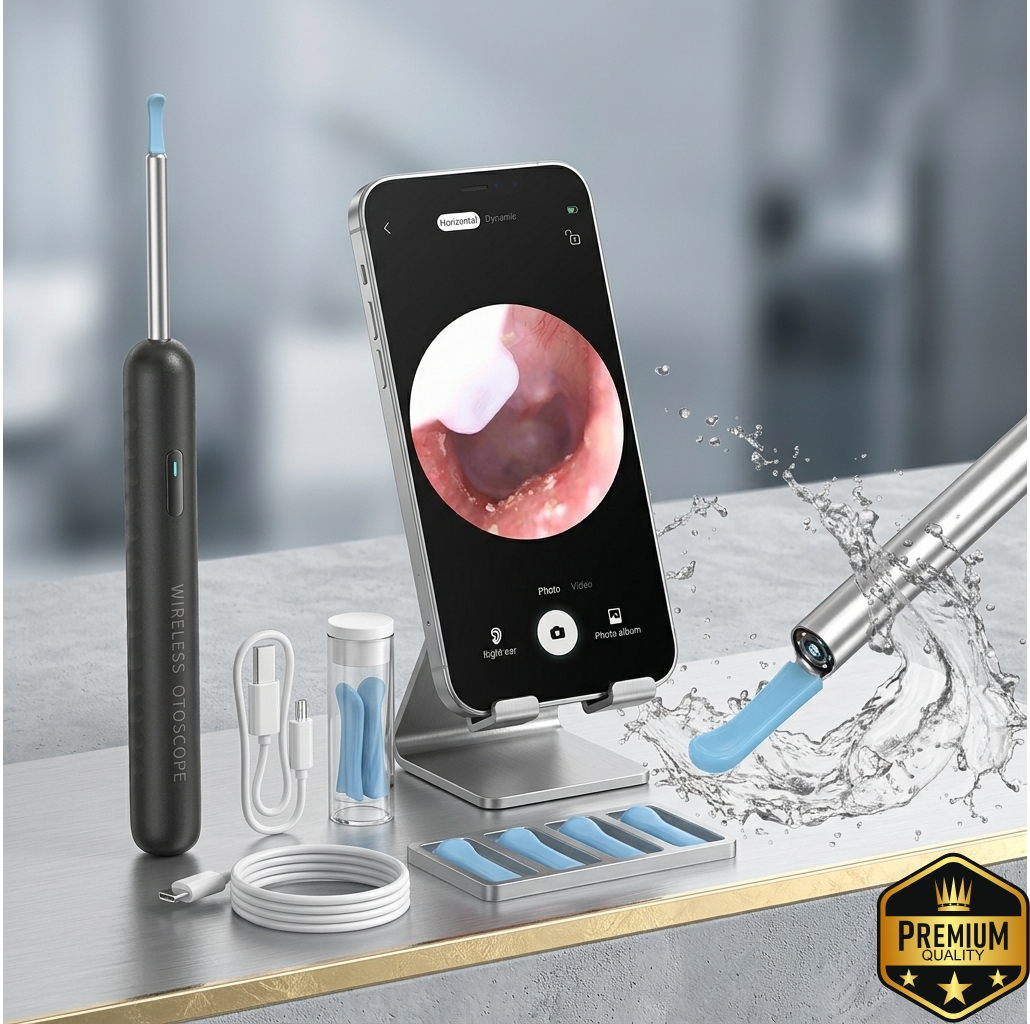 Ear Wax Cleaning Device With 1080p Quality Camera (FREE SHIPPING)